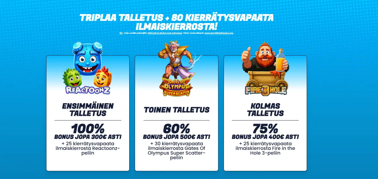 mainio casino welcome bonus